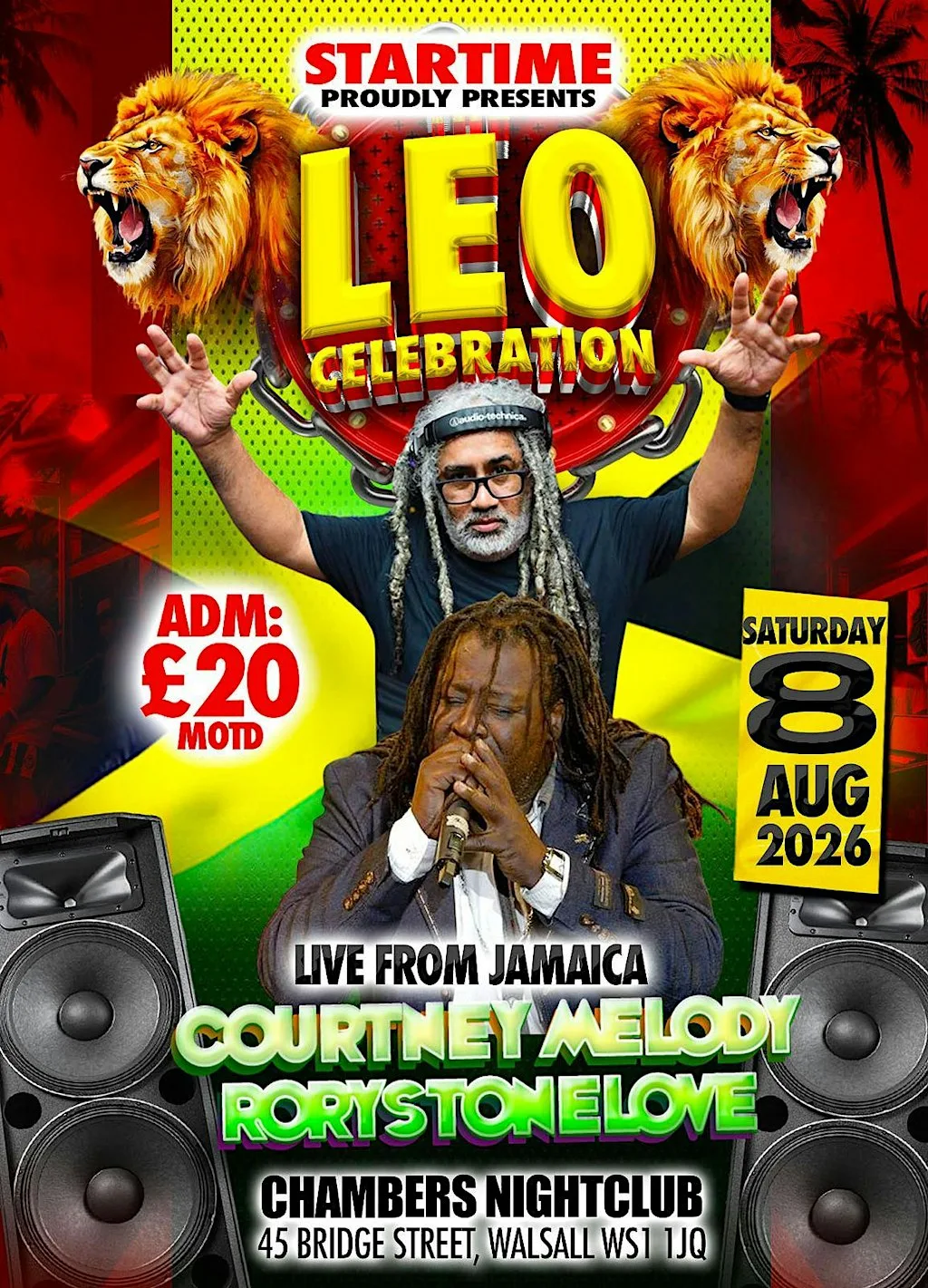 Leo Celebration at Chambers Nightclub Walsall & Venue Hire