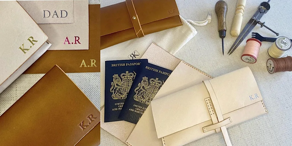 Monogrammed Leather Purse/Case