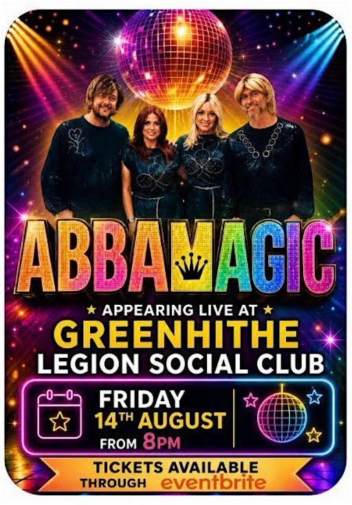 ABBA MAGIC – Live at Greenhithe Legion Social Club