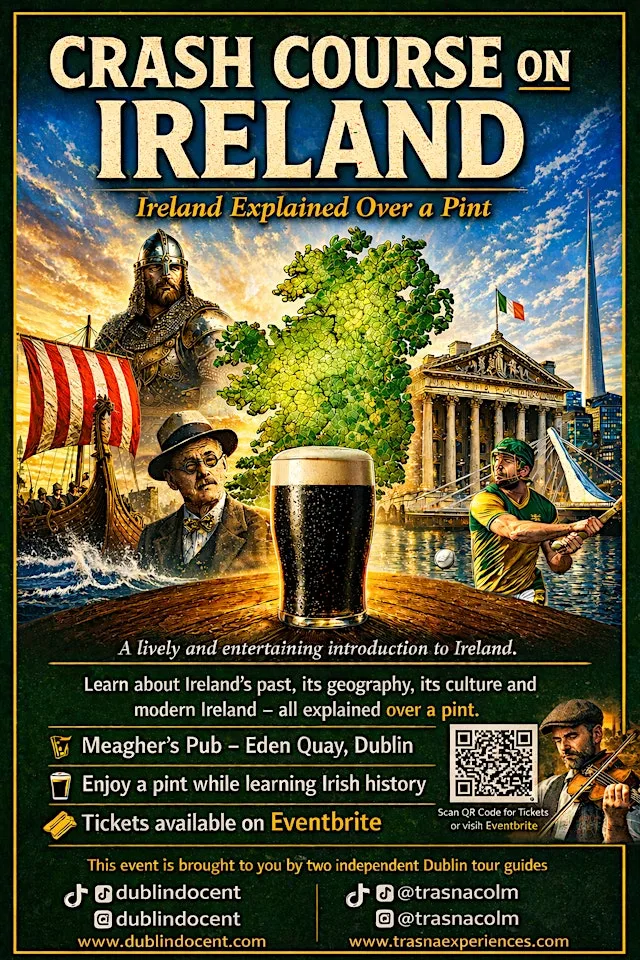 Crash Course on Ireland: Irish History and Culture explained over a pint at Turk's Head