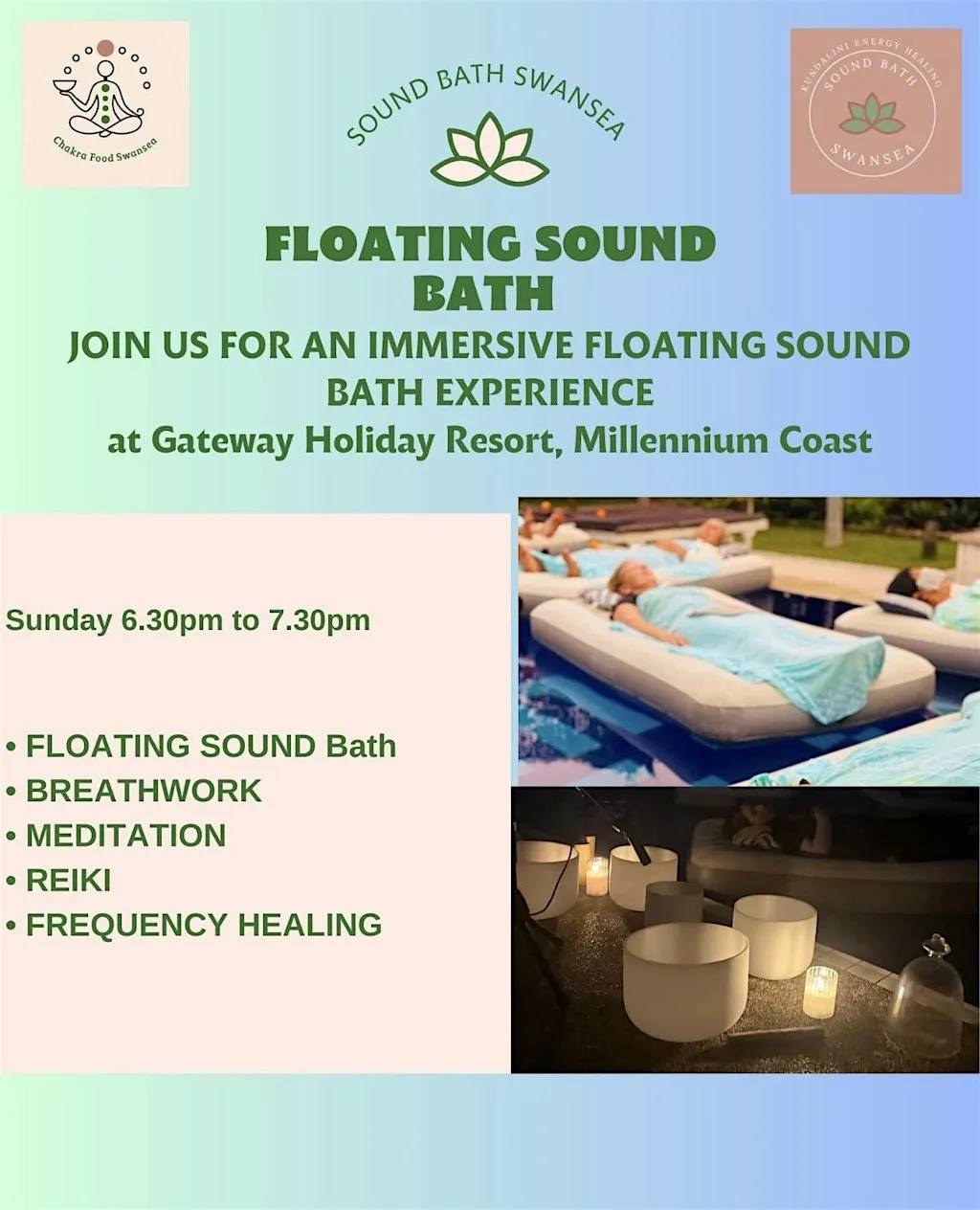 Floating Sound Bath at Gateway at Gateway Resort