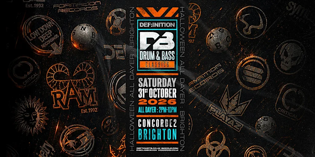 Drum and Bass Classics Brighton | Halloween All Dayer at Concorde2