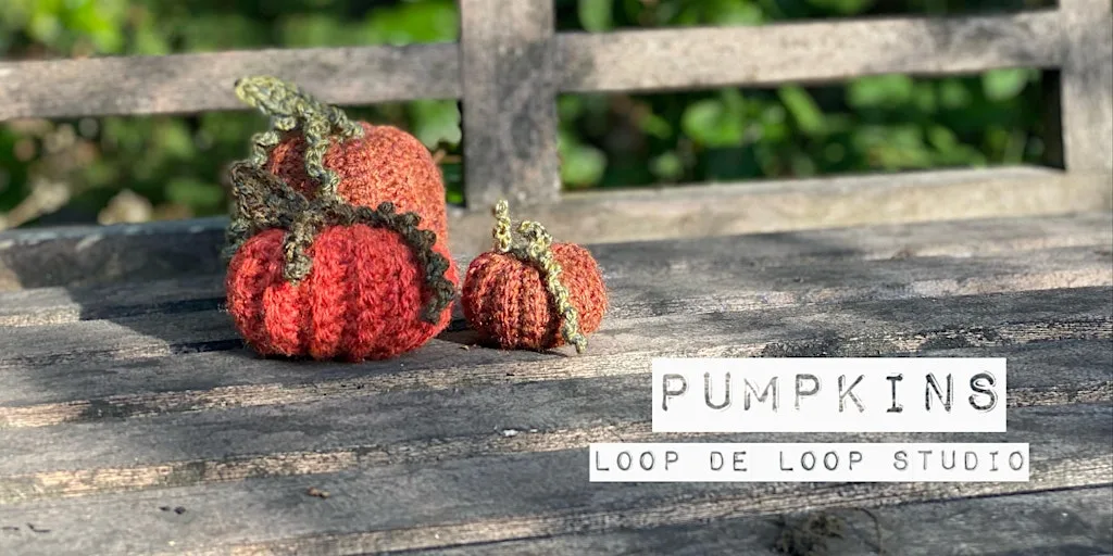 Beginner plus- crochet pumpkins at Yarn Etc