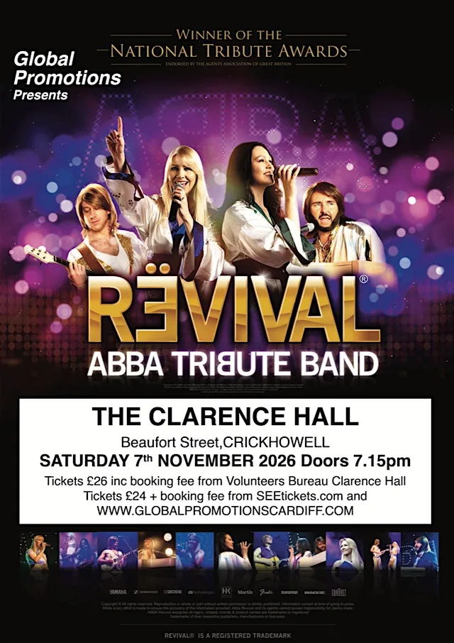 REVIVAL - The ABBA TRIBUTE BAND at The Clarence Hall