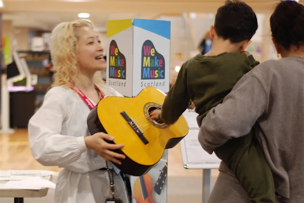 We Make Music Instrument Library Support at Mitchell Library