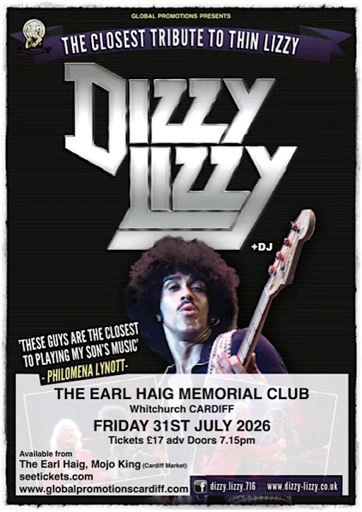 DIZZY LIZZY at The Earl Haig Club