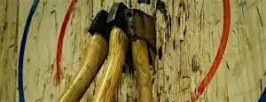 Axe Throwing at White Wolf’s Activity Centre