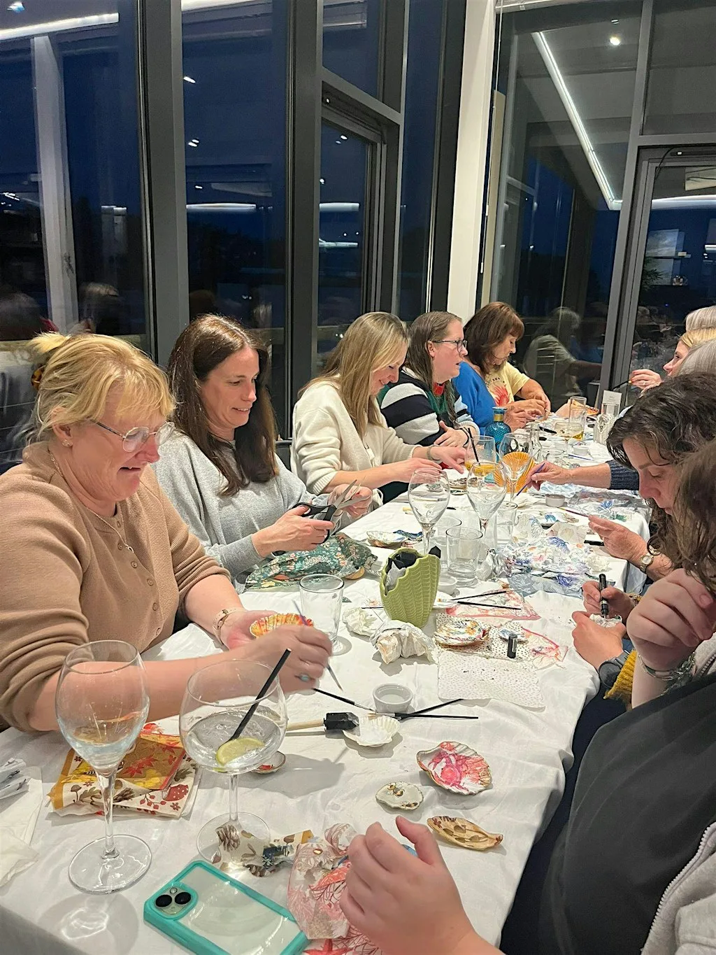 Decoupage and Sip with Final Straw Foundation and Sandbar Shell Art at The Still & West, Old Portsmouth