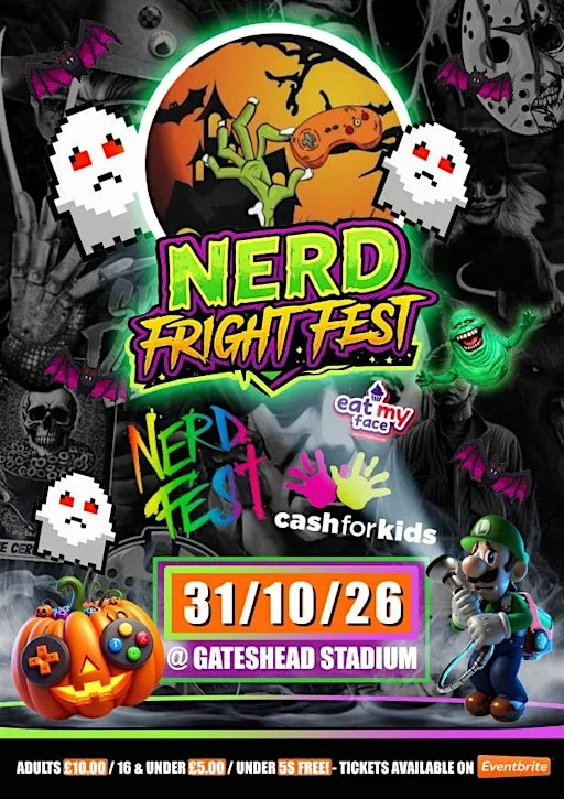 Nerd Fright Fest 2026 at Gateshead International Stadium
