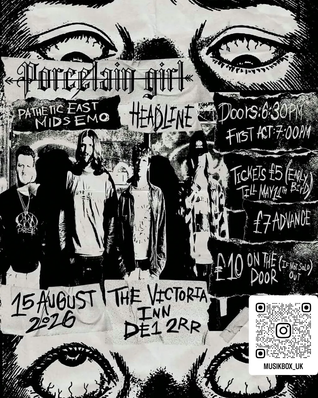 MUSIKBOX PRESENTS: Porcelain Girl at The Victoria Inn