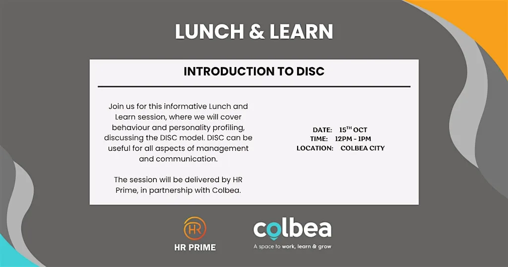 Introduction to DISC: Lunch & Learn