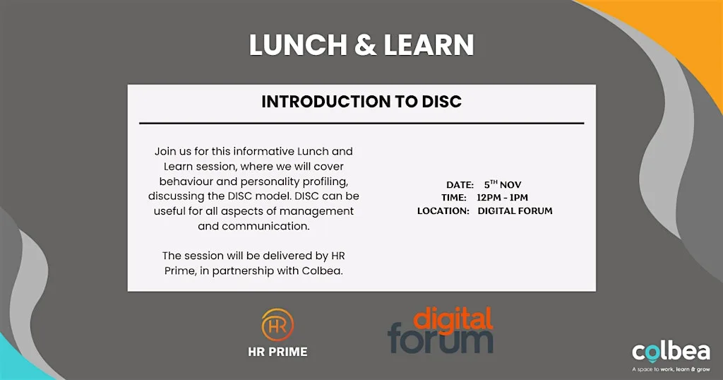 Introduction to DISC: Lunch & Learn