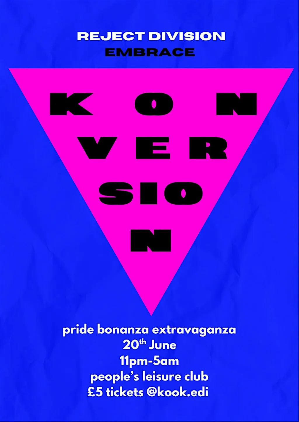 KONVERSION PRE FRINGE PARTY at People's Leisure Club