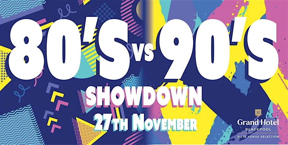 80's vs 90's Christmas Party at the Grand Hotel Blackpool at Grand Hotel Blackpool