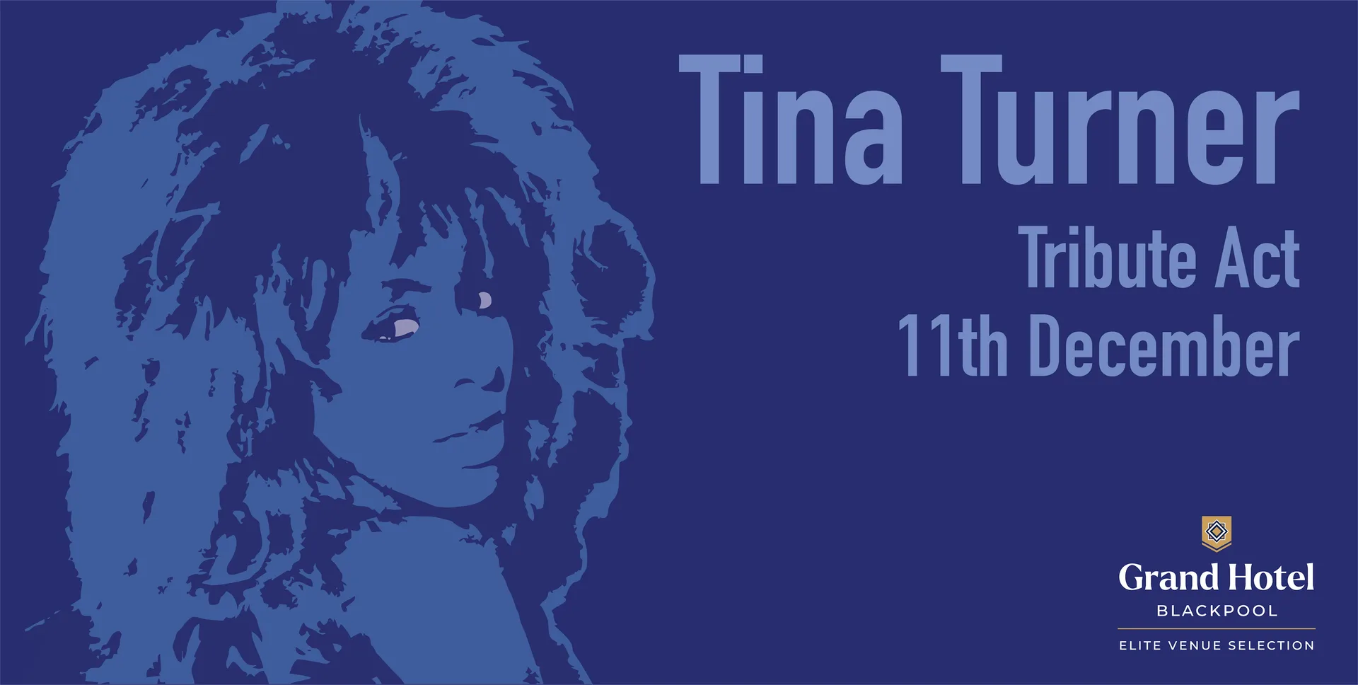 Tina Turner Christmas Party Night at the Grand Hotel Blackpool at Grand Hotel Blackpool