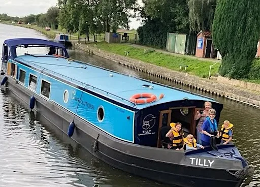 Goole Bicentenary Tilly boat trip from Goole Docks to Staniland Marina at Spicer's Auctioneers