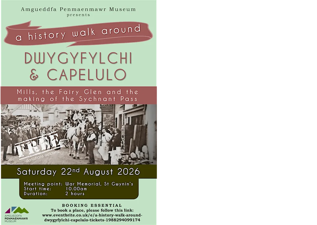 A History Walk Around Dwygyfylchi & Capelulo at Dwygyfylchi Parish Hall