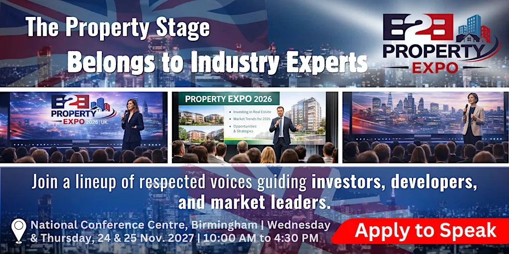 Property Expo 2027 | Become A Speakers At Premier B2B Show at The National Conference Centre