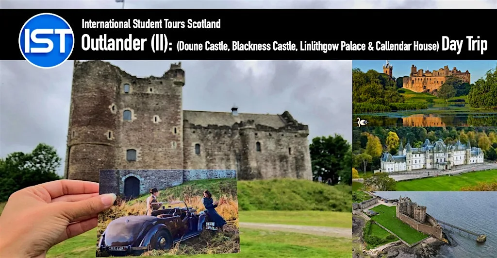 Outlander Tour (2): Doune and 4 Scottish Castles Day Trip at Strathclyde Business School