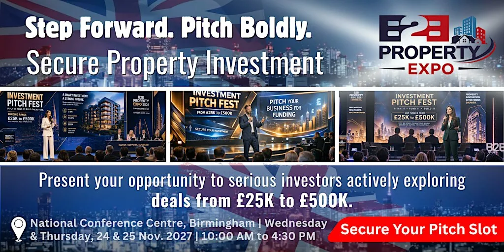 Property Expo 2027 | Join Us As Investment Pitch Fest