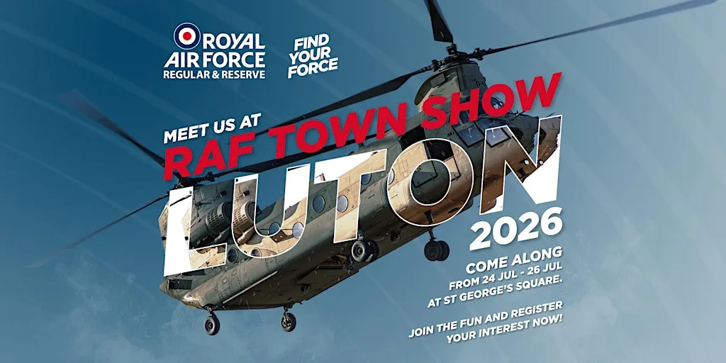 RAF Town Show Luton at Saint George's Square