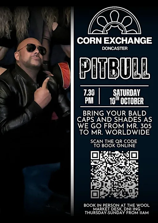 Pitbull and Dancers at Corn Exchange Doncaster