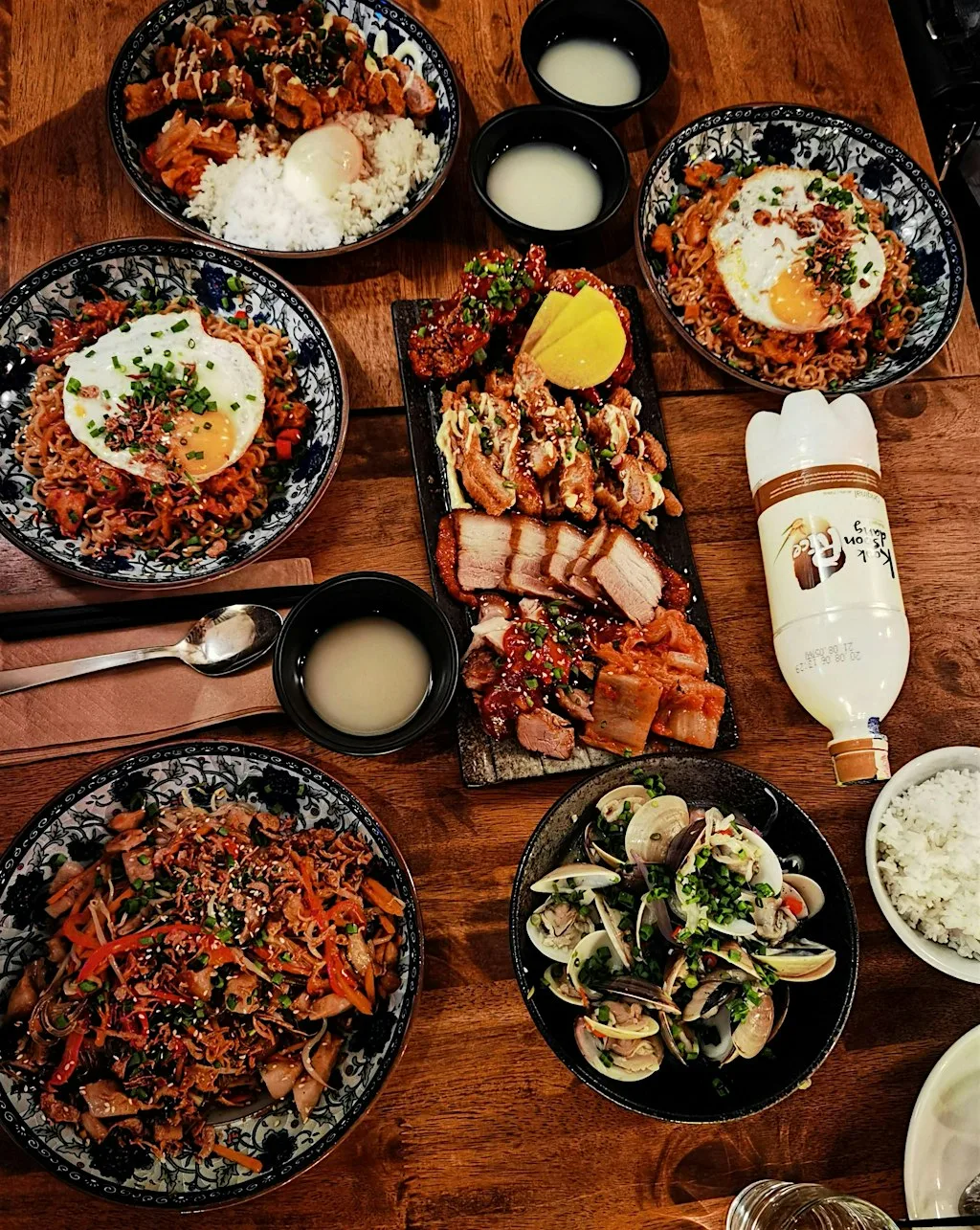 Korean cookery workshop at ramekin + rollingpin cookery school