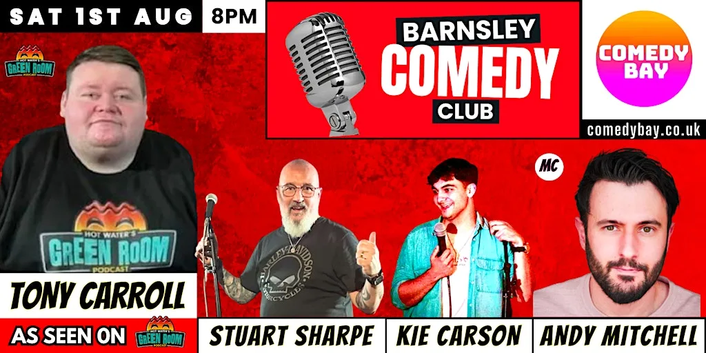 Tony Carroll @ Barnsley Comedy Club at Barnsley Comedy Club, 16-18 Shambles Street, Barnsley. .