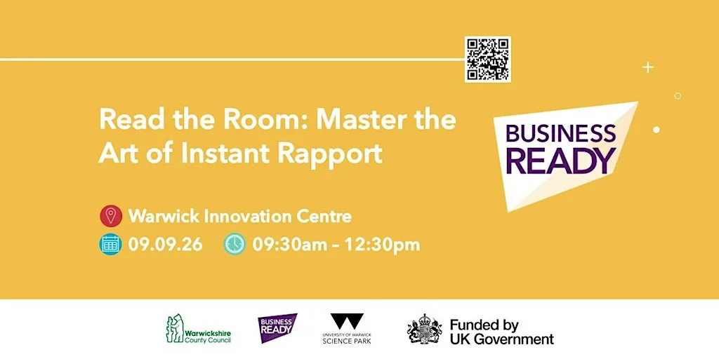 Read the Room: Master the Art of Instant Rapport at Warwick Innovation Centre