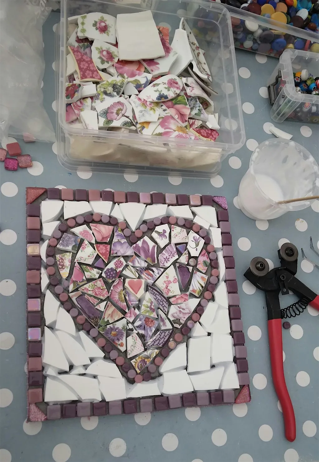 Family Friendly Mosaic Making