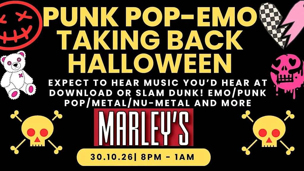 TAKING BACK HALLOWEEN (EMO/PUNK-POP/METAL/NU-METAL) at Marley's