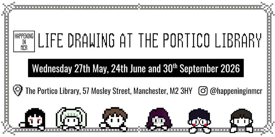 Life Drawing with HappeningInMCR at The Portico Library