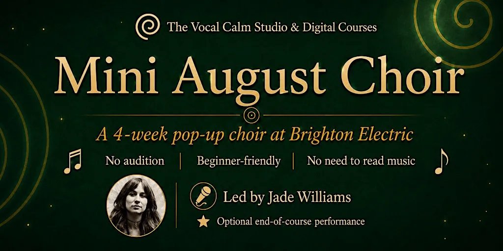 Mini August Choir Brighton | 4-Week Pop-Up Choir | No Audition at Brighton Electric Studios