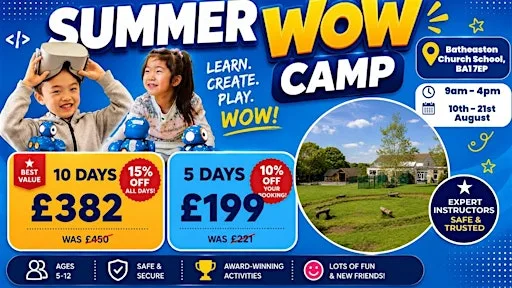 Batheaston Church School Summer TECH Camp (10th - 14th August)