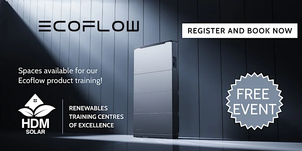 EcoFlow Installer Training & Live Demonstration at HDM Solar Sheffield at HDM Solar (Wholesale) Ltd
