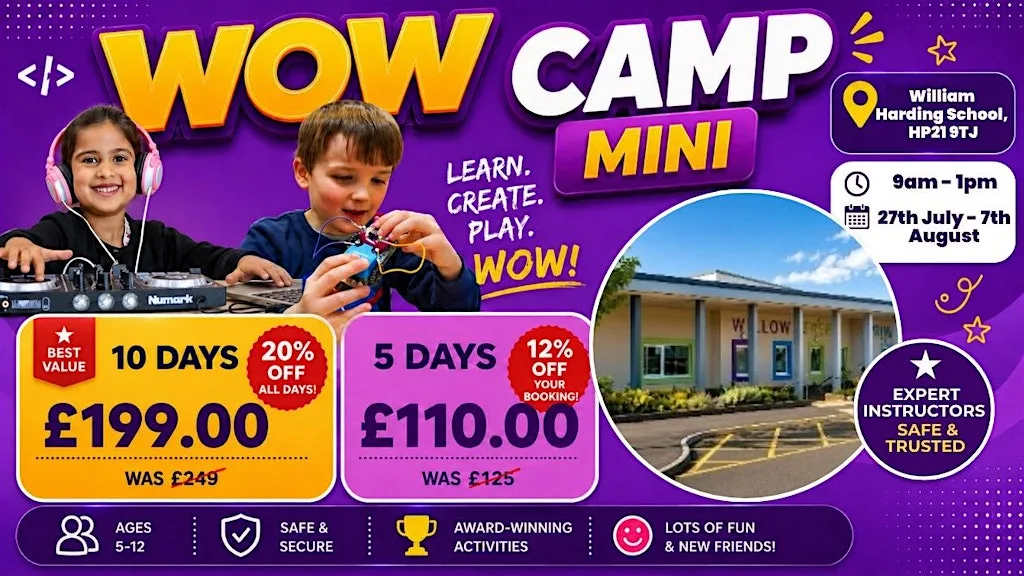 William Harding School Summer WOW Camp (27th - 31st July) at William Harding Combined - Primary School