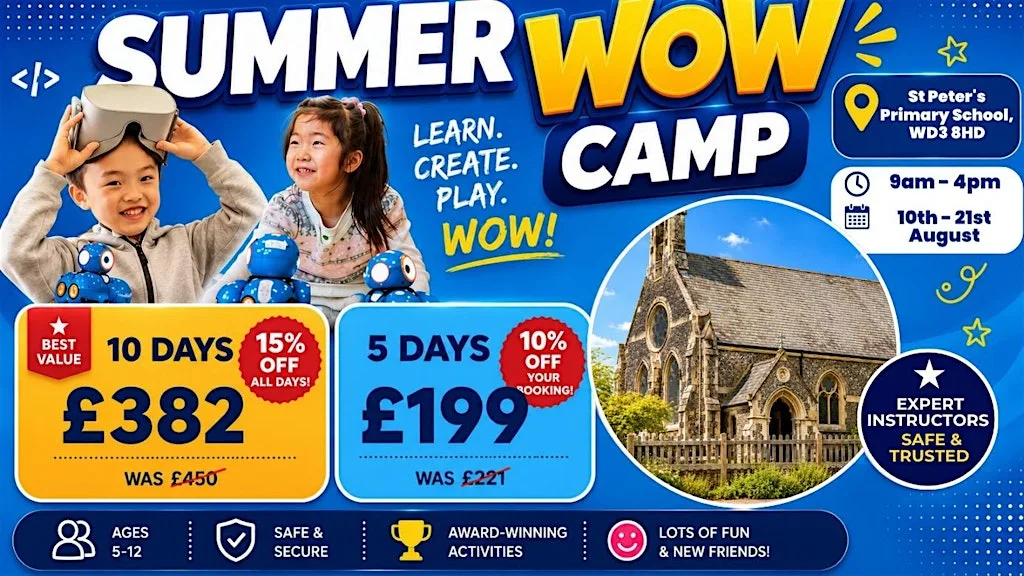 St Peter's Primary School Summer WOW Camp (17th - 21st August)