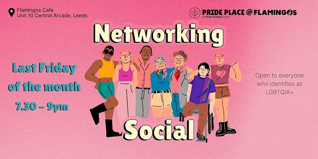 Pride Place Networking Social evening at Flamingos Coffee House