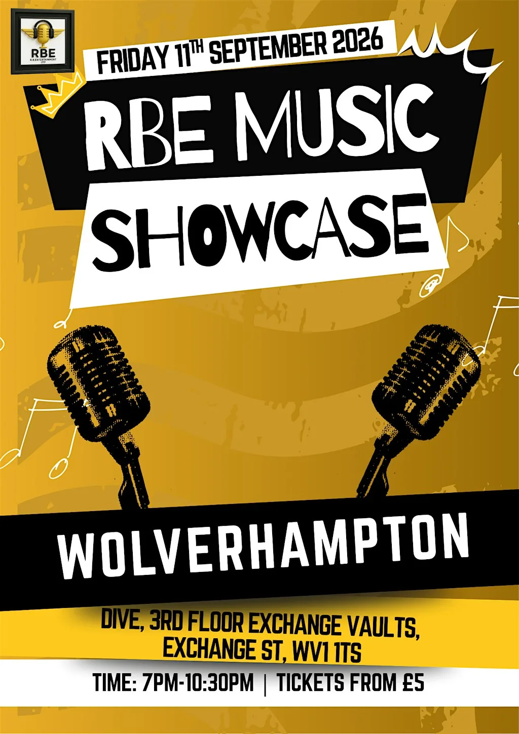 RBE Music Showcase Wolverhampton
