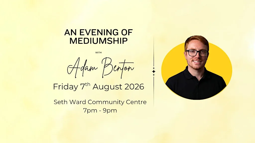 An Evening of Mediumship with Adam Benton at Seth Ward Community Centre