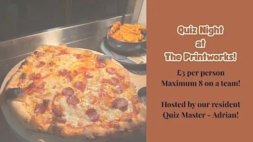 Monthly Quiz Night with Adrian