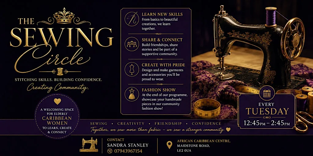 Sewing Classes with Sandra at African Caribbean Centre - Leicester