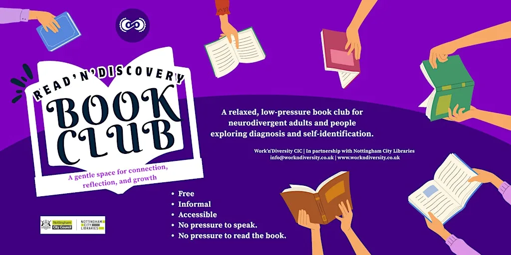 Read'n'Discover Book Club at Nottingham Central Library