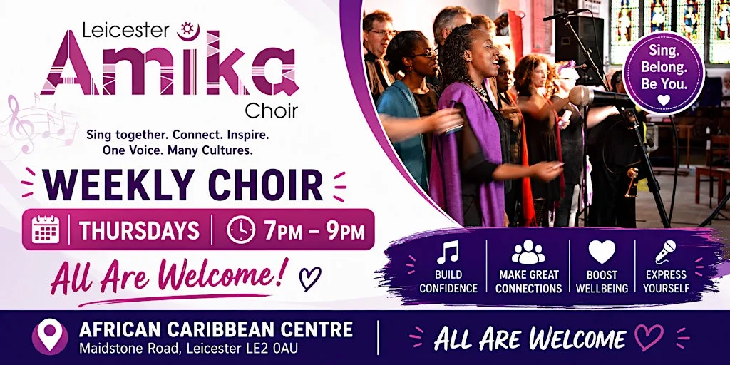 Leicester Amika Choir at African Caribbean Centre - Leicester