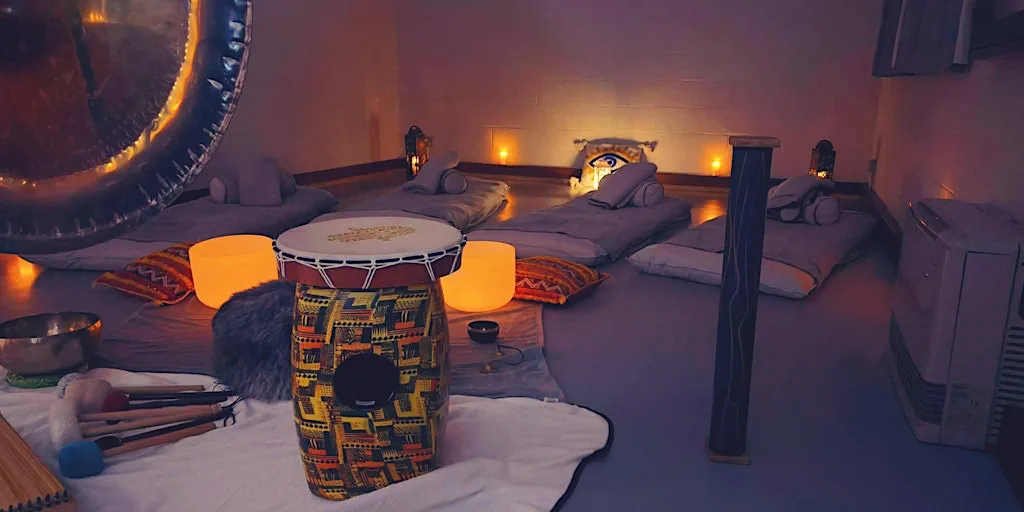 The Gong Whisperer Candlelight Evening Sound Bath Journey at Staining Village Hall