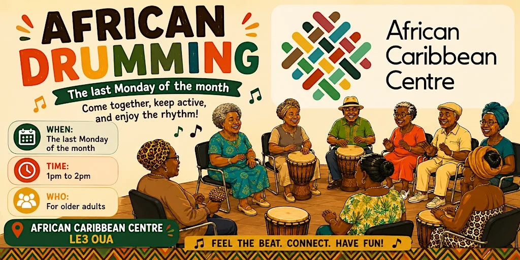 African Drumming (Older Adults) at African Caribbean Centre - Leicester