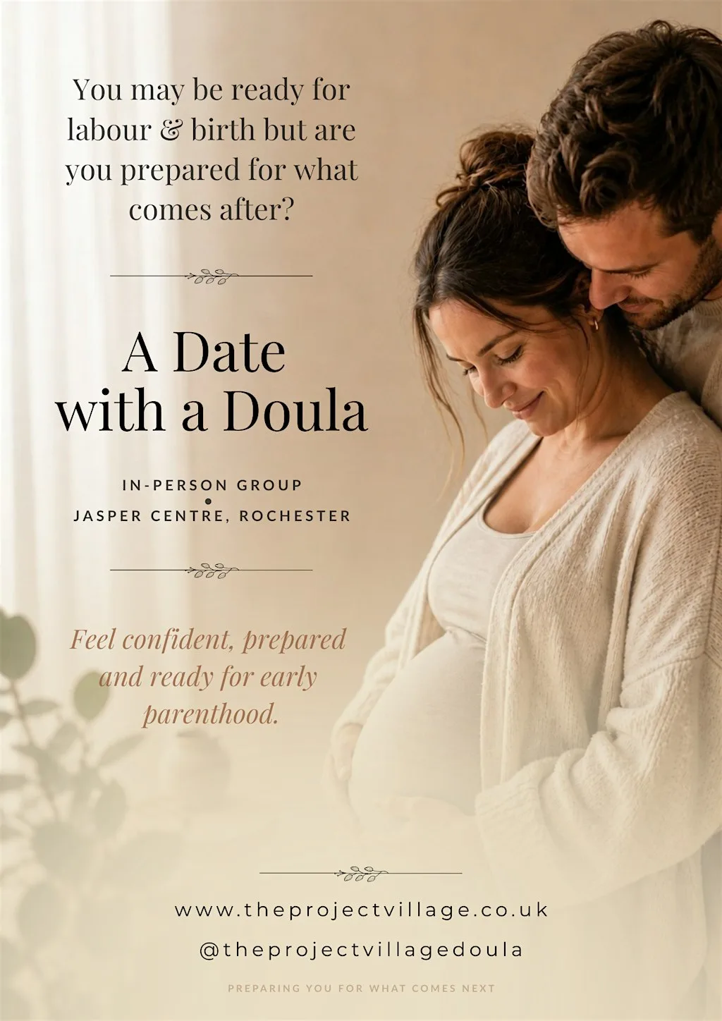 A Date with a Doula ❤️ | 4th Trimester Preparation (Kent) at The Jasper Center