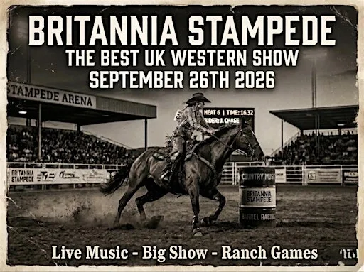The Britannia Stampede Western Show 2027 at Morelands Copse Country Camping