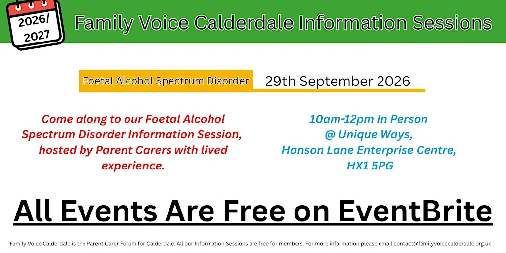 Foetal Alcohol Spectrum Disorder (FASD) Information Session at Unique Ways