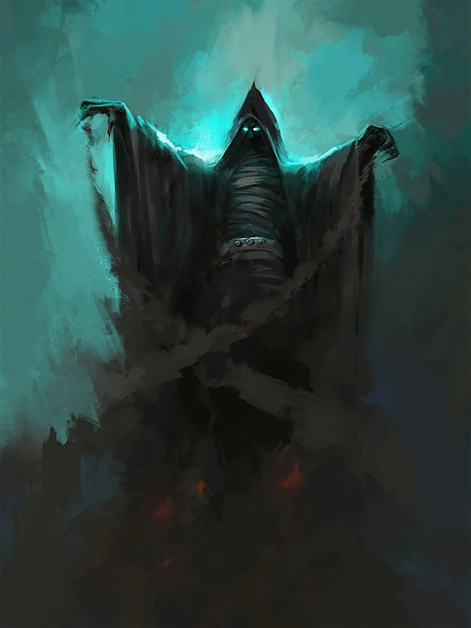 Teen art session - paint a Dementor